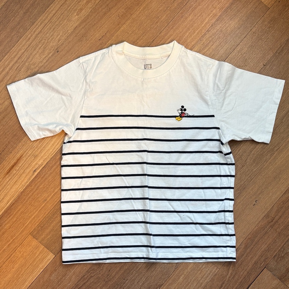 Uniqlo Disney x Yu Nagaba Women’s Mickey Mouse Art Striped T-Shirt